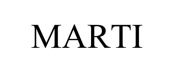 Trademark Logo MARTI