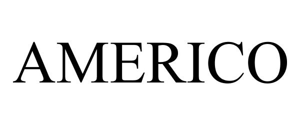 Trademark Logo AMERICO