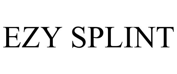 Trademark Logo EZY SPLINT