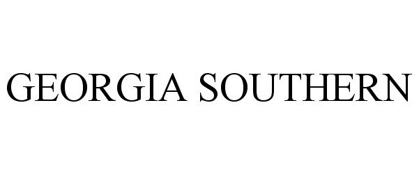Trademark Logo GEORGIA SOUTHERN
