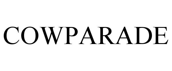 Trademark Logo COWPARADE