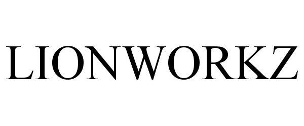 Trademark Logo LIONWORKZ