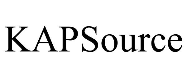 Trademark Logo KAPSOURCE