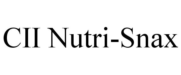  CII NUTRI-SNAX