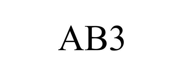 Trademark Logo AB3