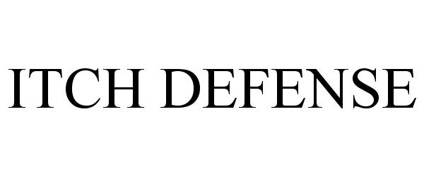 Trademark Logo ITCH DEFENSE