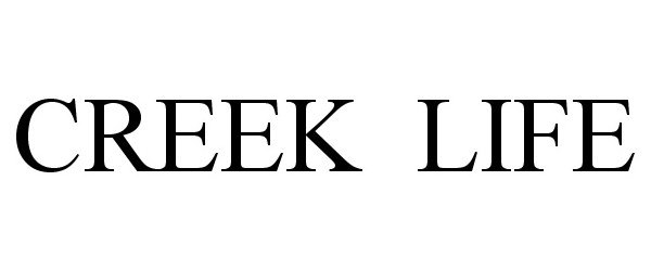 Trademark Logo CREEK LIFE