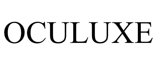 Trademark Logo OCULUXE