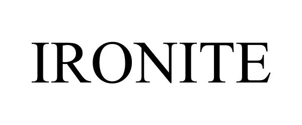 Trademark Logo IRONITE