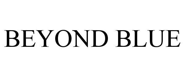 Trademark Logo BEYONDBLUE