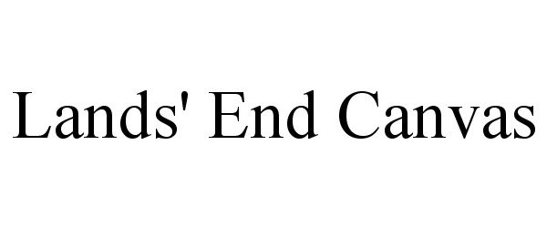 Trademark Logo LANDS' END CANVAS