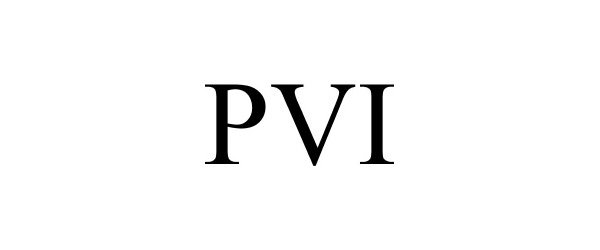 Trademark Logo PVI