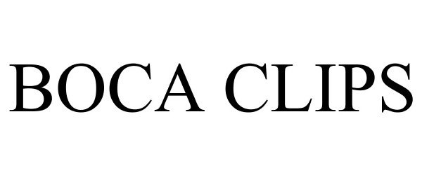 Trademark Logo BOCA CLIPS
