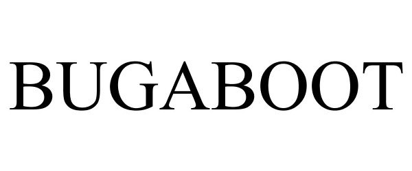 Trademark Logo BUGABOOT