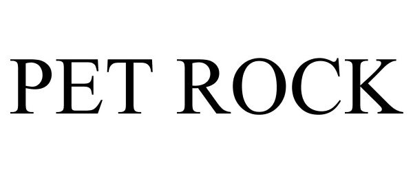 Trademark Logo PET ROCK