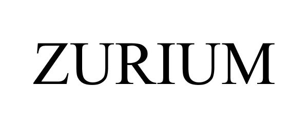 Trademark Logo ZURIUM