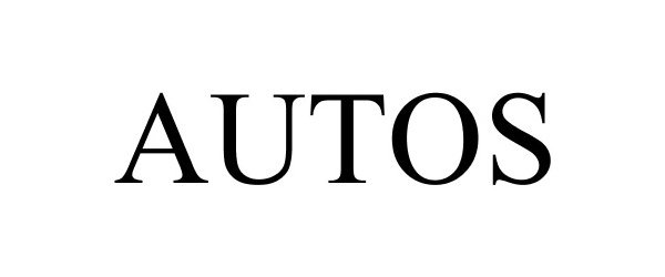 Trademark Logo AUTOS