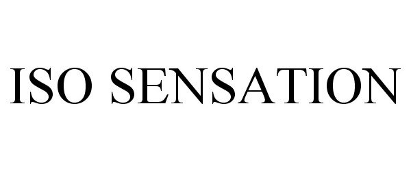 Trademark Logo ISO SENSATION