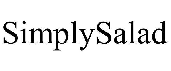 Trademark Logo SIMPLYSALAD