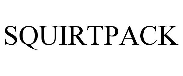 Trademark Logo SQUIRTPACK