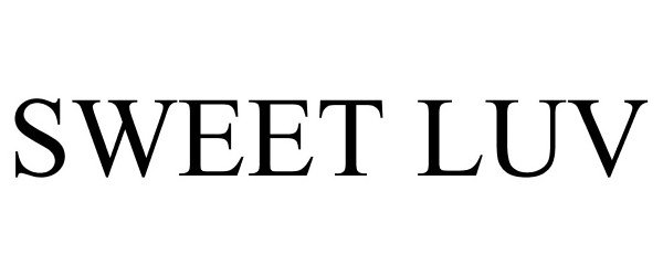 Trademark Logo SWEET LUV