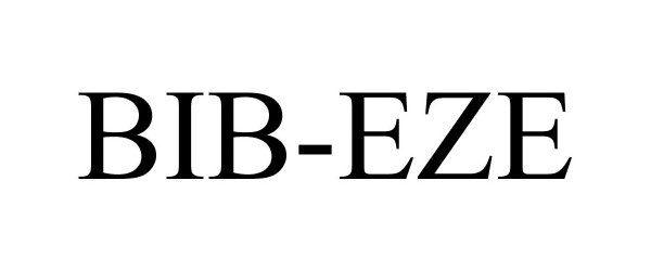 Trademark Logo BIB-EZE