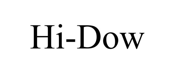 Trademark Logo HI-DOW