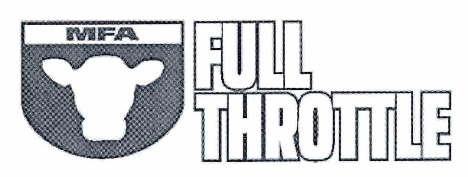 Trademark Logo MFA FULL THROTTLE