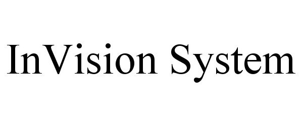  INVISION SYSTEM