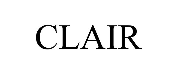 Trademark Logo CLAIR