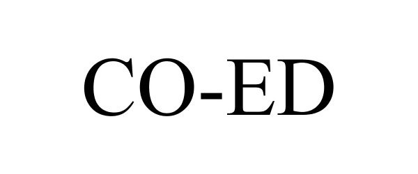 Trademark Logo CO-ED