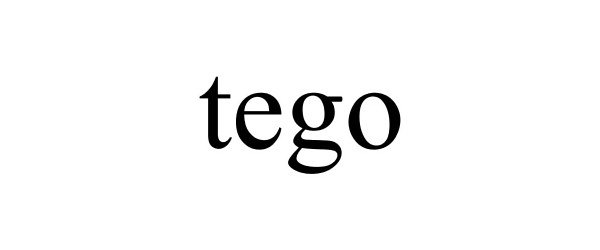 Trademark Logo TEGO