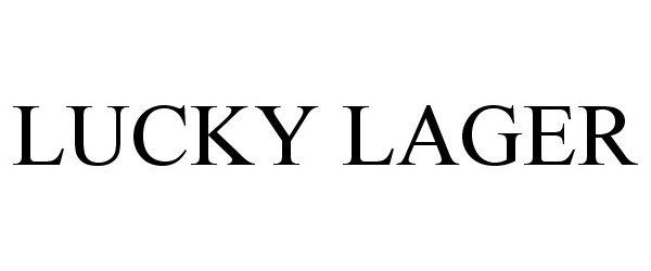 Trademark Logo LUCKY LAGER