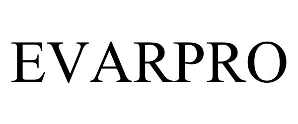 Trademark Logo EVARPRO