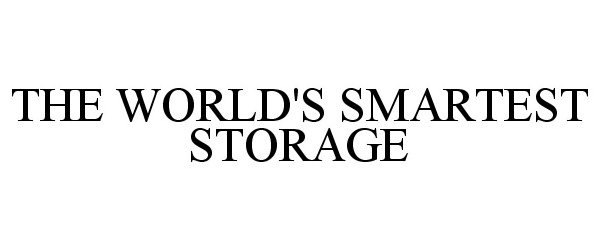  THE WORLD'S SMARTEST STORAGE