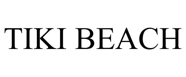 Trademark Logo TIKI BEACH