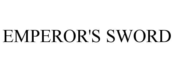 Trademark Logo EMPEROR'S SWORD