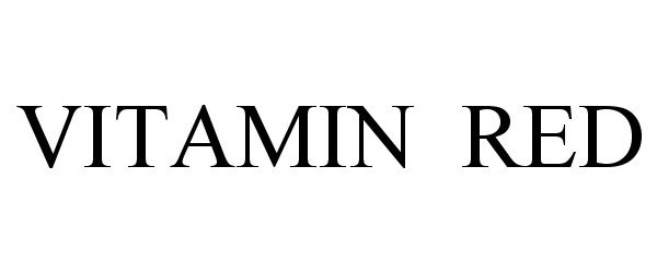 Trademark Logo VITAMIN RED