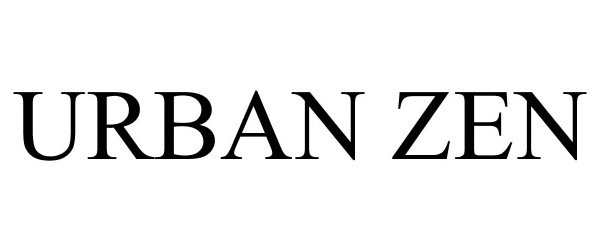 Trademark Logo URBAN ZEN