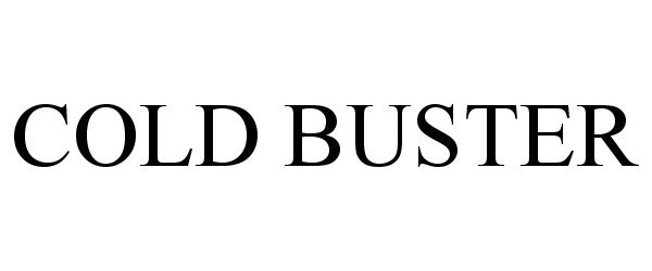 Trademark Logo COLD BUSTER