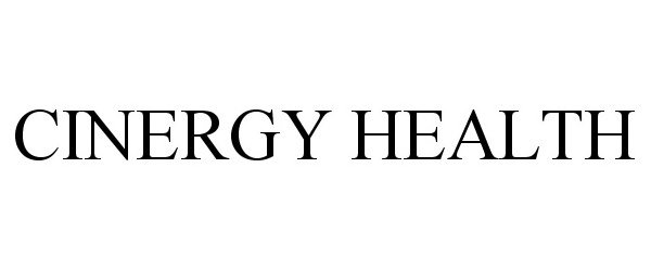 Trademark Logo CINERGY HEALTH