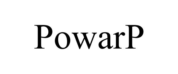 Trademark Logo POWARP