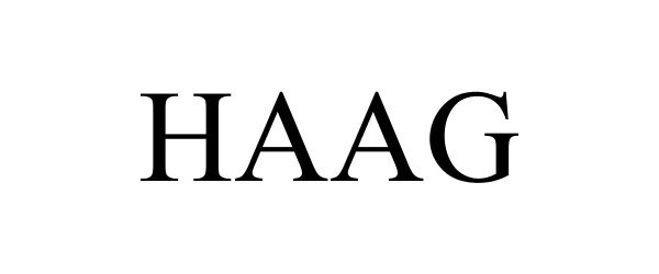 Trademark Logo HAAG