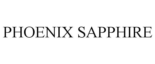 Trademark Logo PHOENIX SAPPHIRE