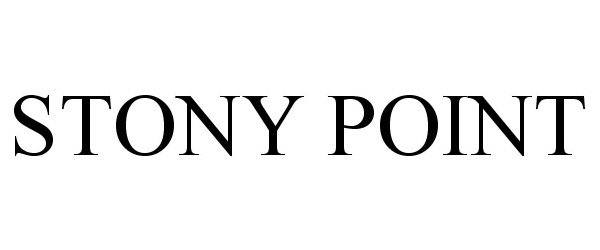 Trademark Logo STONY POINT