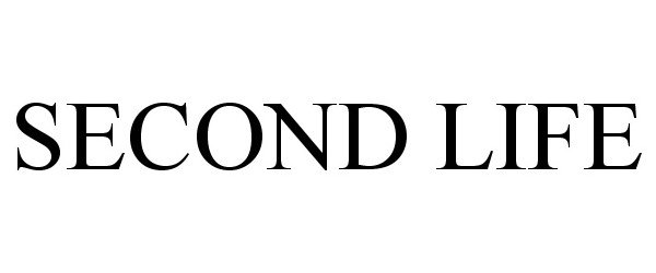 Trademark Logo SECOND LIFE