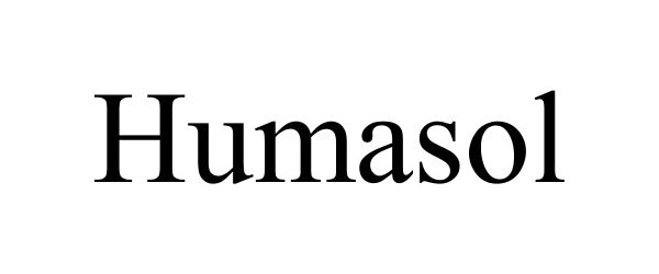 Trademark Logo HUMASOL