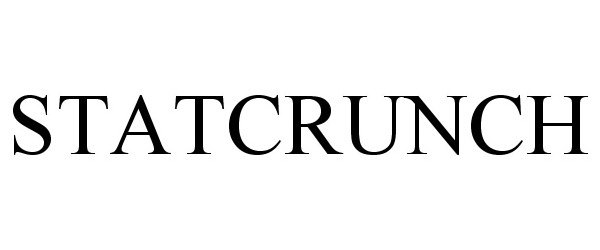Trademark Logo STATCRUNCH
