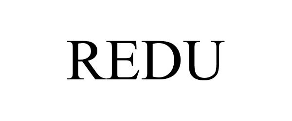 Trademark Logo REDU