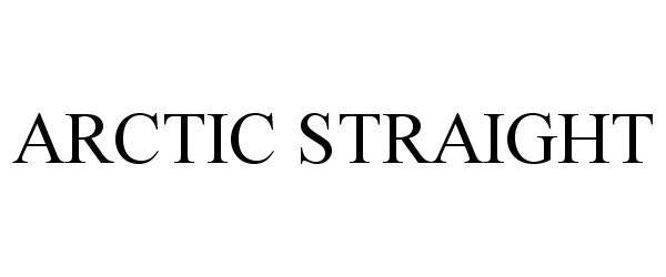 Trademark Logo ARCTIC STRAIGHT